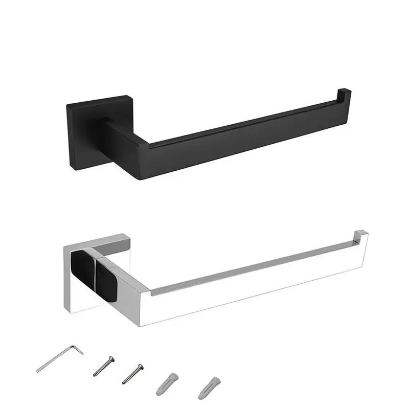 Bathroom Towel Holder Stainless Steel Wall Mount Rack Hanger