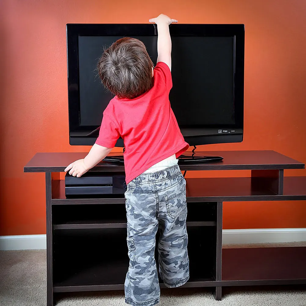 2 Pcs Child Baby Safety Flat TV Lock Strap Furniture Anti-Tip Wall Protection For Kids 2 Pcs Child Baby Safety Flat TV Lock Strap Furniture Anti-Tip Wall Protection For Kids