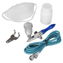 Sandblaster пистолеты-пульверизаторы комплект в переносном чехле полный гравитационный спрей пистолеты с распылением 15cc банка удаления ржавчины универсальные инструменты