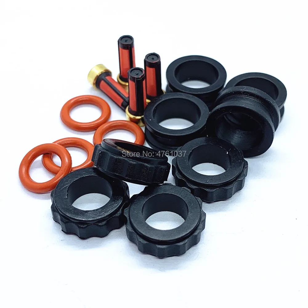 

Free Shipping 4sets Fuel Injector Repair Kit For Mazda 626 2.0L Protege1.8 L Mitsubishi Service kit AY-RK021 RK022