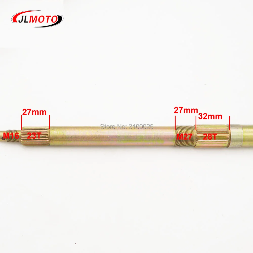 Задняя Тяжелая ось 610 мм подходит для DIY 49cc 50cc 110cc 125cc электрическая мини багги