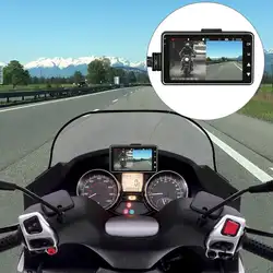 Professional Motorcycle Dash Cam со специальным двойным треком передний видеорегистратор с камерой на задней панели поддержка парковки мониторинг