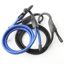 Автомобильная одежда, подвесная веревка, многофункциональная, хорошая эластичность, багажный талреп, автомобильная домашняя веревка для одежды, 1 шт., синий, черный