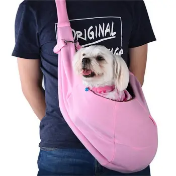 

1pcs Fashionable Cute Hands-free Sling Carrier Bag Double-sided Pouch shoulder Bag for Pet Carrying 3 Color