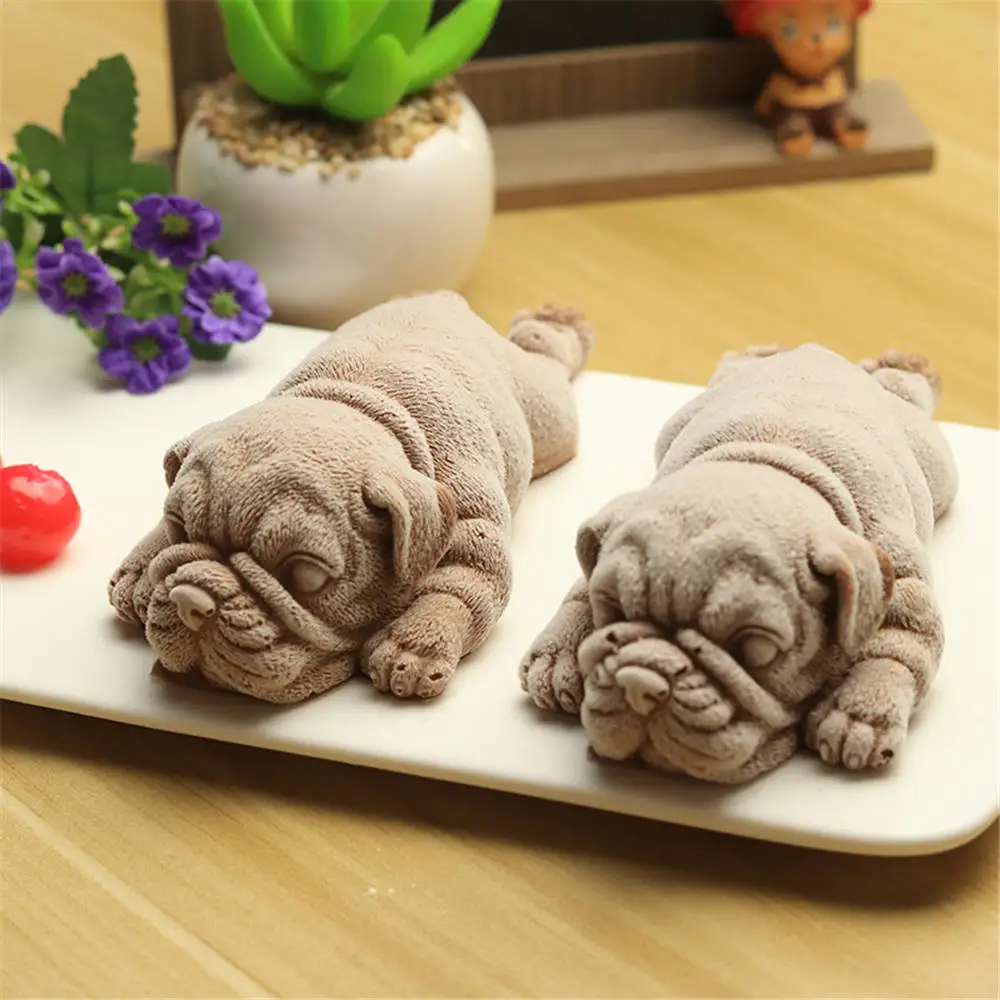 Buy 3D Silicone Molds 3D Soap Mold Of A Puppy Mold Of The Dog Molds Silicone