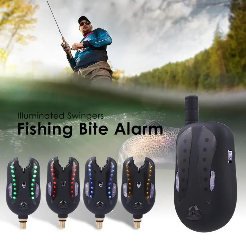 

Waterproof Fishing Bite Alarm Wireless Bite Alarm Indicator Adjustable Tone Volume Sensitivity Sound Fishing Tool