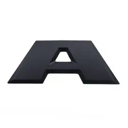 Плоский черный Задняя крышка Ram эмблема декоративная задняя буква для 2015-2018 Dodge ABS один комплект