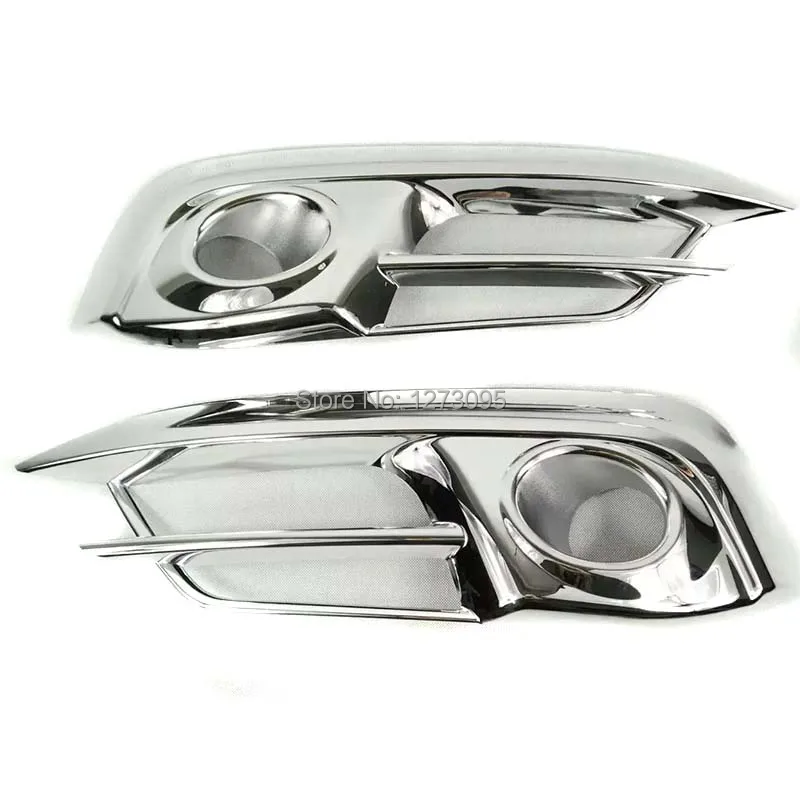 

For Honda Civic 2016 ABS Chrome Front Fog Light Lamp Cover Foglights Frame Trim Sticker Protector Exterior Car Styling Accessory