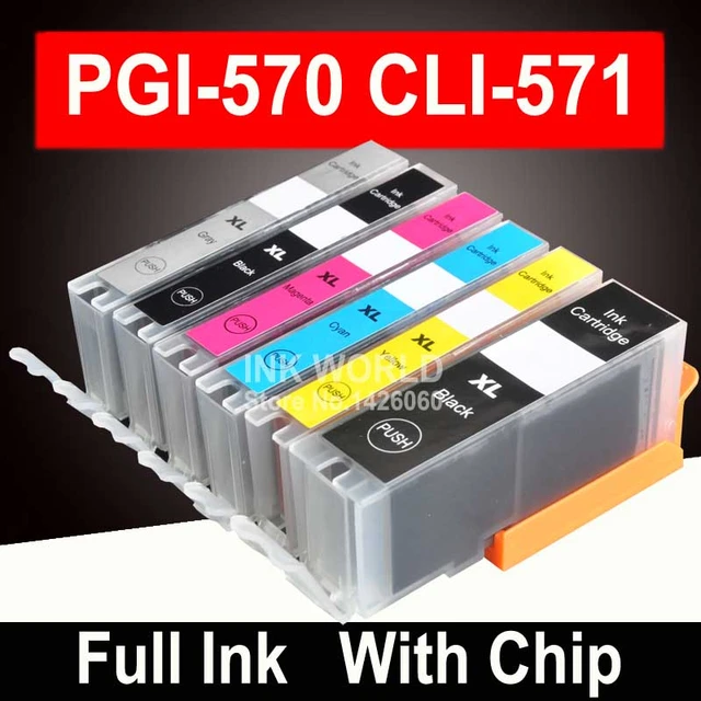 For Canon MG6850 MG 6850 Cartridge Ink PIXMA Printer PGI570 Compatible -  AliExpress