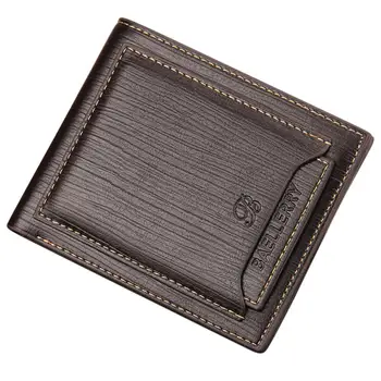 

PinShang Men Leisure Business PU Leather Wallet Compact Short Purse