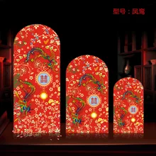 Свадебный красный конверт размер свадебного торжества печать креативный твердый новогодний красный конверт сумка Daji