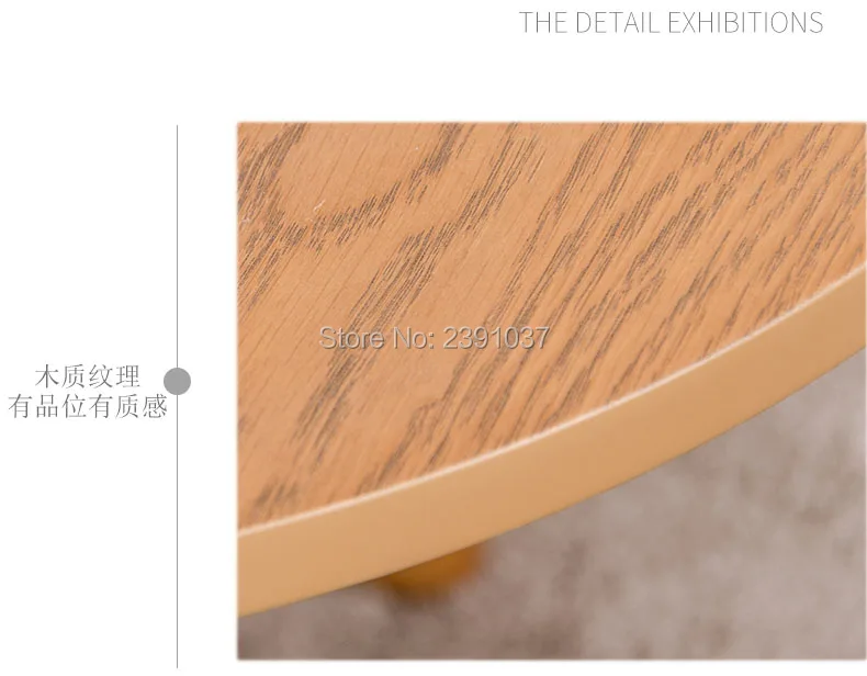 Japanese style coffee round table, round furniture, modern minimalist tatatami, tea house, coffee shop, low table, solid wood