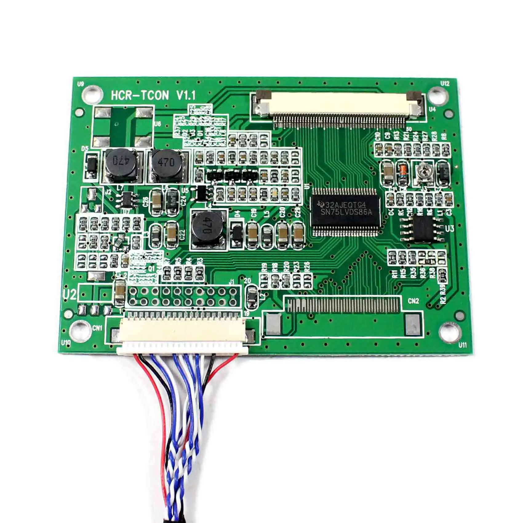 Плата преобразователя LVDS в TTL 20Pin подходит для AT050TN22 AT056TN52 HCR TCON N1|Запасные части| |