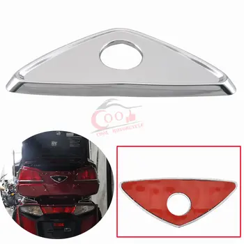 

1xABS Chrome Motorcycle Fairing Trunk Lock Key Accent Trim Fits For Honda Goldwing GL1800 01-13 New