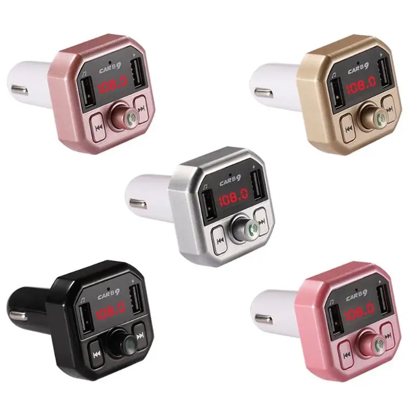 

1Pcs Bluetooth Car FM Transmitter Wireless Radio Adapter USB Charger Stereo MP3 Music Player 85*45*45mm