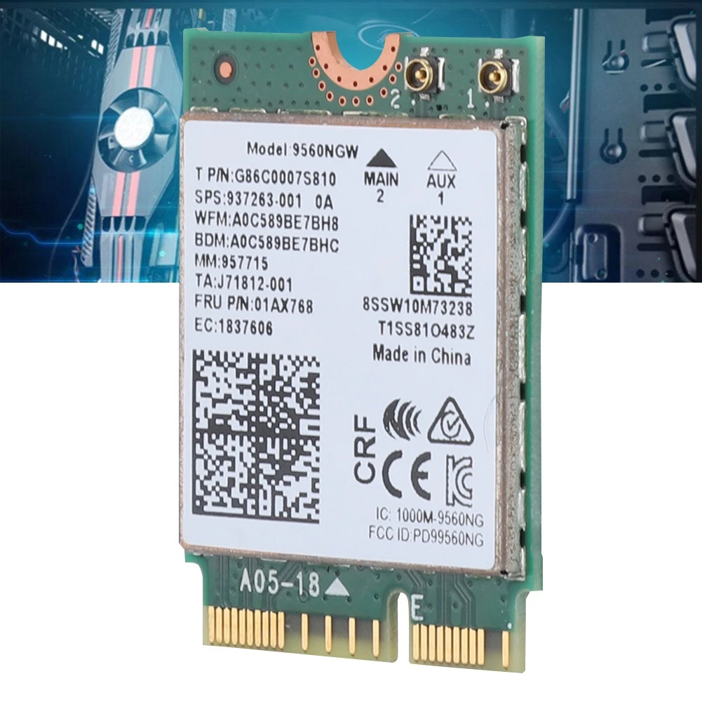 Для Intel 9560AC NGW беспроводная Wi-Fi карта 2,4 г/5 г Bluetooth 5,0 сетевая карта 2019 новая