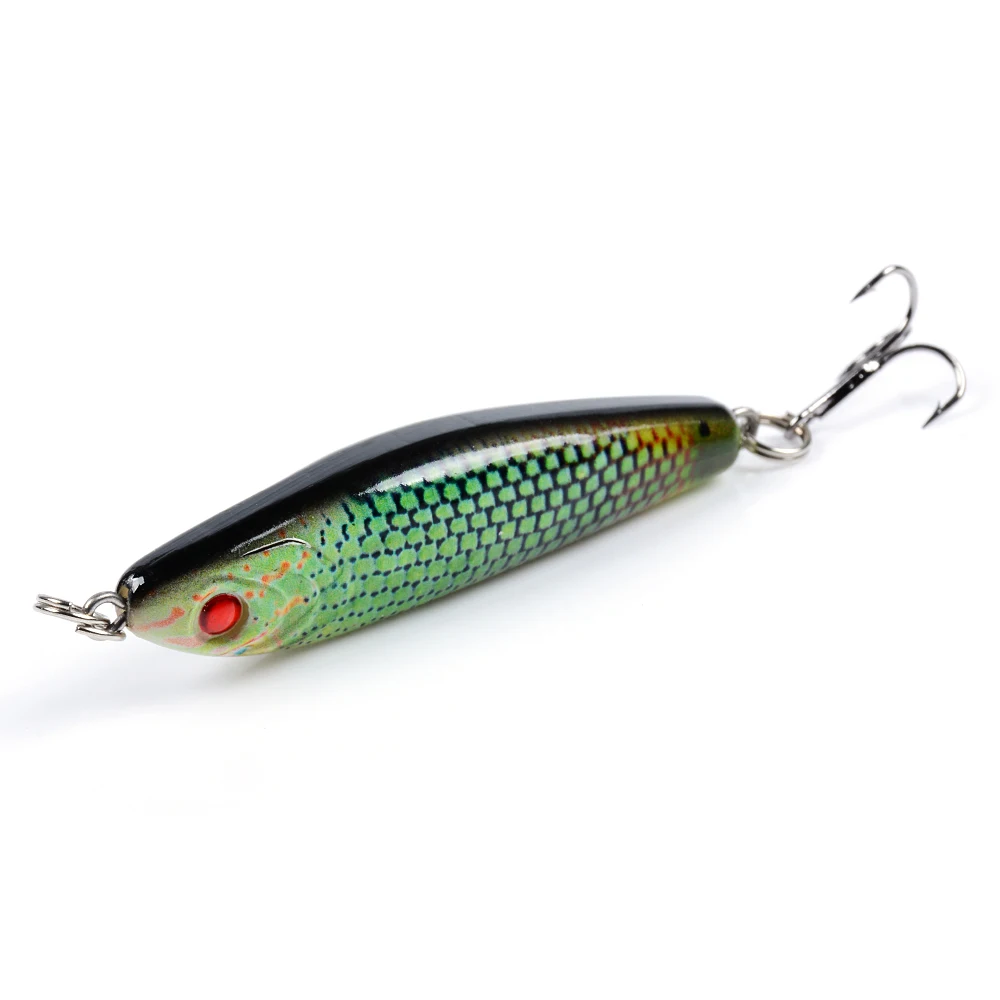 

Lixada 6cm 10.3g 1PCS Minnow Fishing Lure Laser Hard Artificial Bait 3D Eyes 11cm 14g Fishing Wobblers diving Pencil Lure