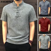 Social Tee, этническая туника, мужские топы, мужская рубашка, китайская мужская рубашка, платье со стоячим воротником, Camisa, Повседневная рубашка для отдыха