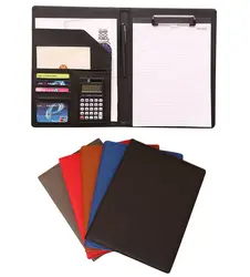 A4 профессиональные офисные Бизнес Классическая файл папка с отделениями Исполнительный с зажимом калькулятор документ организатор