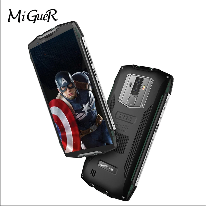Blackview BV6800 Pro 5 7 дюйма IP68 водонепроницаемый мобильный телефон 6580 мАч Android 8 0 MT6750T