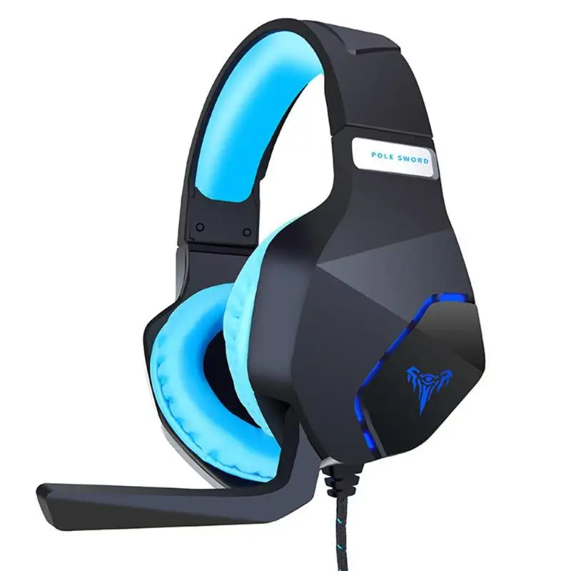 ALLOYSEED Game Pads use G600 Gaming Headsets Headphones with Light Mic Stereo Deep Bass Earphones Audio Video Accessories