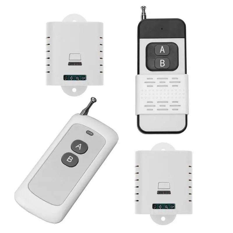 

433MHz AC220V 20-40M 1CH Wireless Remote Control Switch for Garage Door/Lamp/Motor Control System