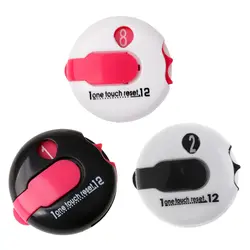 3 предмета в комплекте Pro Mini счетчик очков в гольф One Touch счетчик сброса смешанные цвет карман размеры см