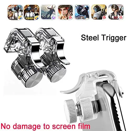 

PUBG L1R1 Mobile Phone Gaming Fire Button for iPhone XS MAX XR X Game Trigger