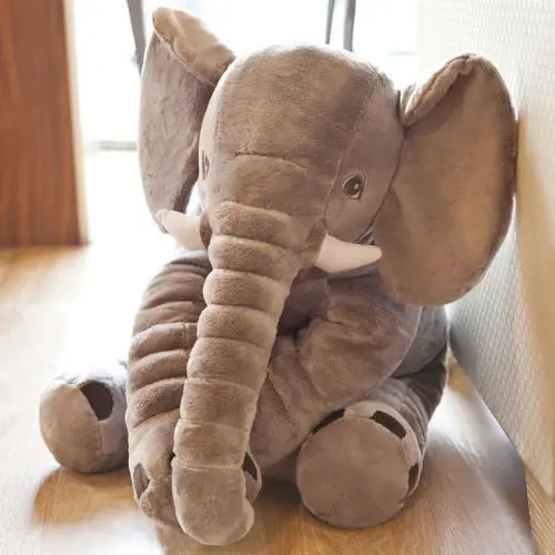 

Newest Baby Child Soft Elephant Cushion Plush Toys Stuff Lumbar Pillow Long Nose Doll