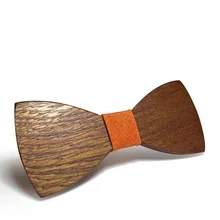 Деревянный галстук-бабочка ручной работы лесной человек Аксессуары Ретро защите окружающей среды горячие деревянный галстук-бабочка галстук мужской модели взрыва