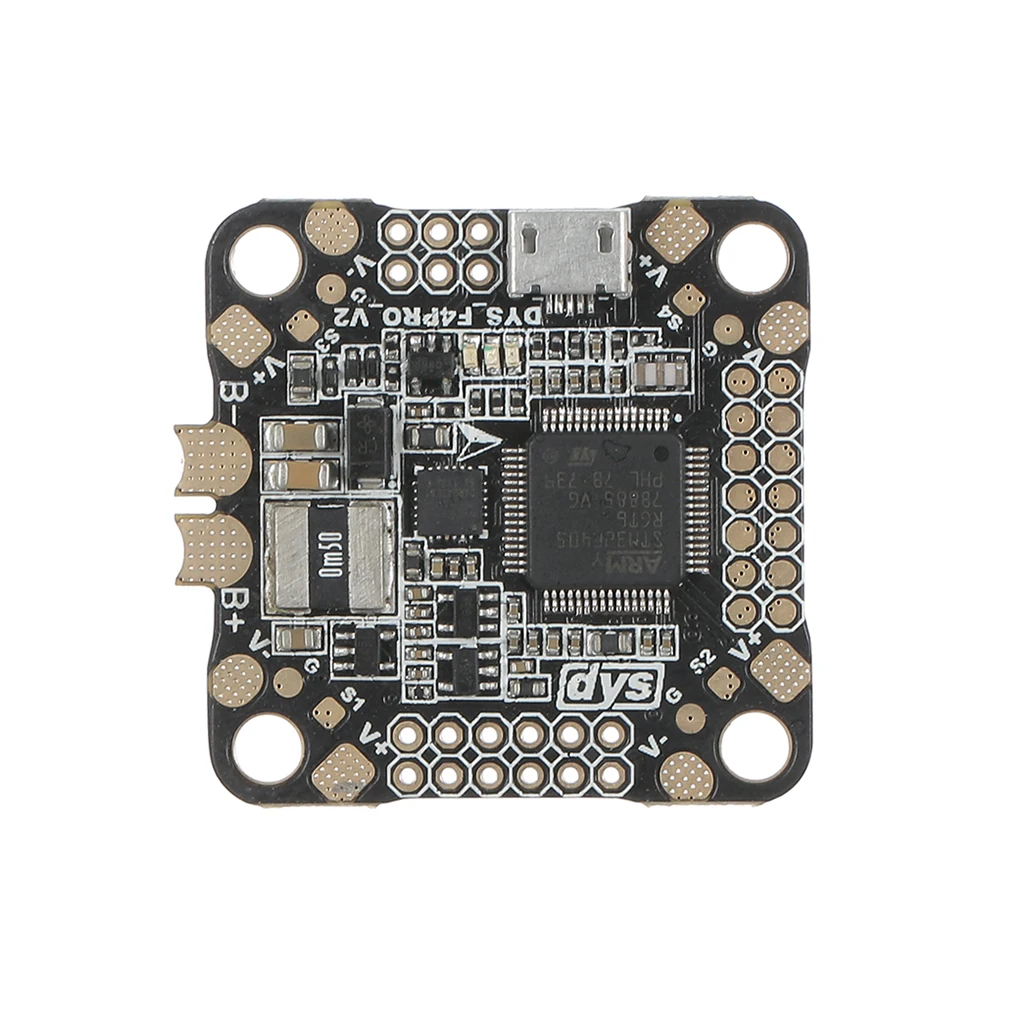

DYS F4 PRO V2 Flight Controller 3-6S 5V 9V 3.3V BEC with OSD 30.5x30.5mm Mounting Hole for FPV Racing Drone Upgrade Parts