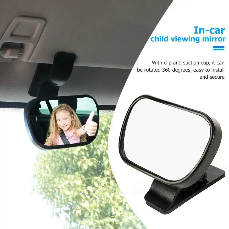 VODOOL мини интерьер автомобиля Детская безопасность заднем сиденье заднего вида детское Зеркало Регулируемый ребенок перед вид сзади