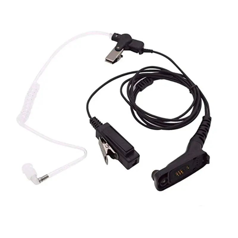 

Fbi Air Acoustic Tube Earpiece Ptt Mic Headset For Motorola Xir P8668 P8268 Apx 7000 Xpr 6500 Xpr 6550 Walkie Talkie Car Radio