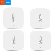 Xiaomi Aqara умный датчик температуры и влажности давления воздуха работает с Android Ios Mijia App control
