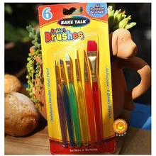 Помадка выпечки клеящий карандаш вышивка ручка крем окраска порошок штрихи 6 комплектов