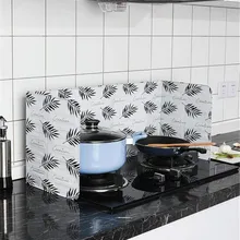 50 шт. Кухня гаджеты масла брызги экраны Ширма из алюминиевой фольги газовая плита брызг перегородка дома пособия по кулинарии инструменты