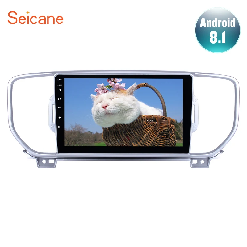 

Seicane Android 7.1/8.1 Car Stereo for Kia KX5 Spotage 2016-2017 Head Unit Navi Player with Bluetooth USB AUX 9 inch GPS Radio