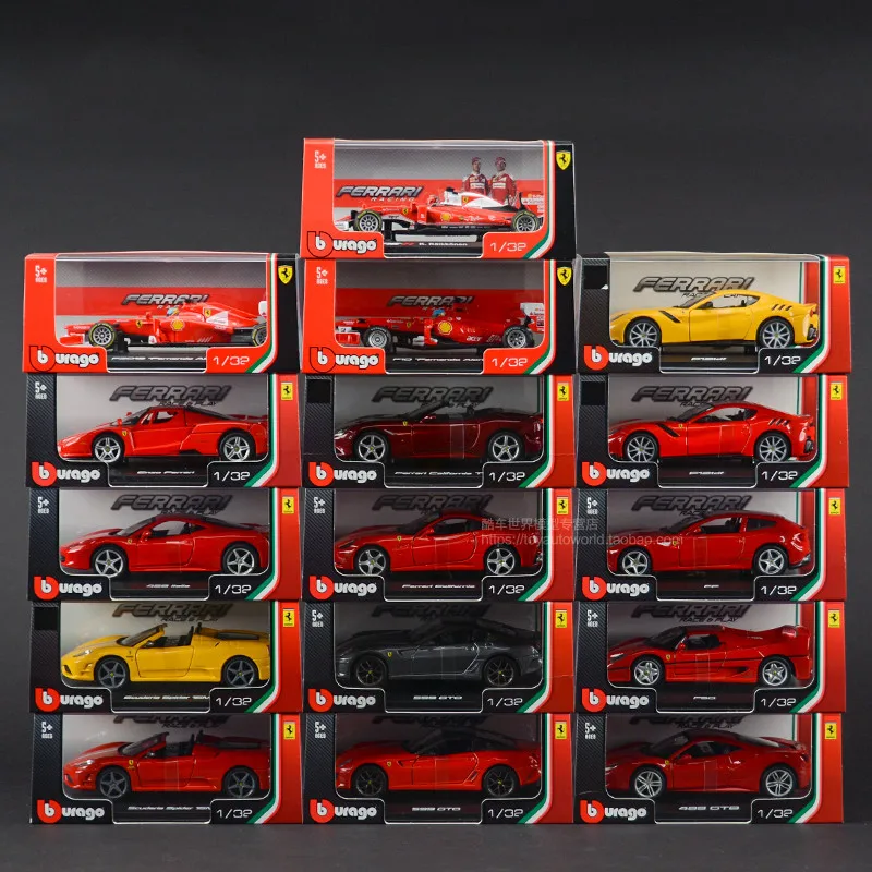 

1/32 Car Model Alloy Static Diecasts Toy Vehicles 458 F50F1 Equation Sports Car Toys For Children Collection Gifts Free Shipping