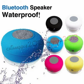 

200PCS Mini Waterproof Wireless Bluetooth Speaker Shower Suction Speaker Phone Car Handsfree Call Music Receiver