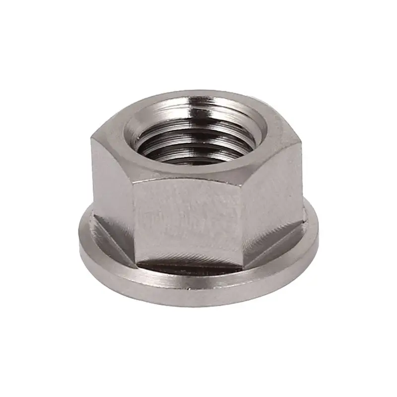 

M10 x 1.25 mm TC4 titanium Ti flanged nut for screws SCREW-fastener