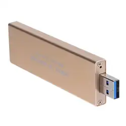 ALLOYSEED M.2 NGFF SSD на USB3.0 Тип-адаптер Портативный флэш-накопитель Корпус для внешних жестких дисков для Win8 8/7 Vista XP MAC Linux