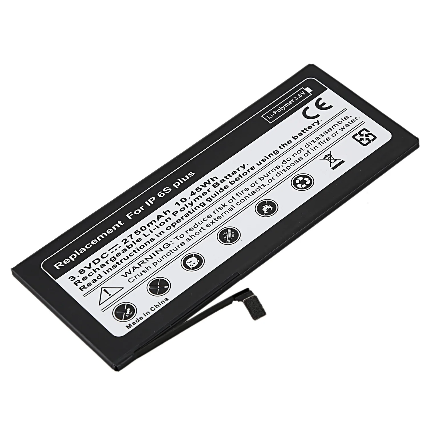 Lithium Polymer Battery For Iphone 6S Plus Replacement Real Capacity 3400Mah With Repair Tools