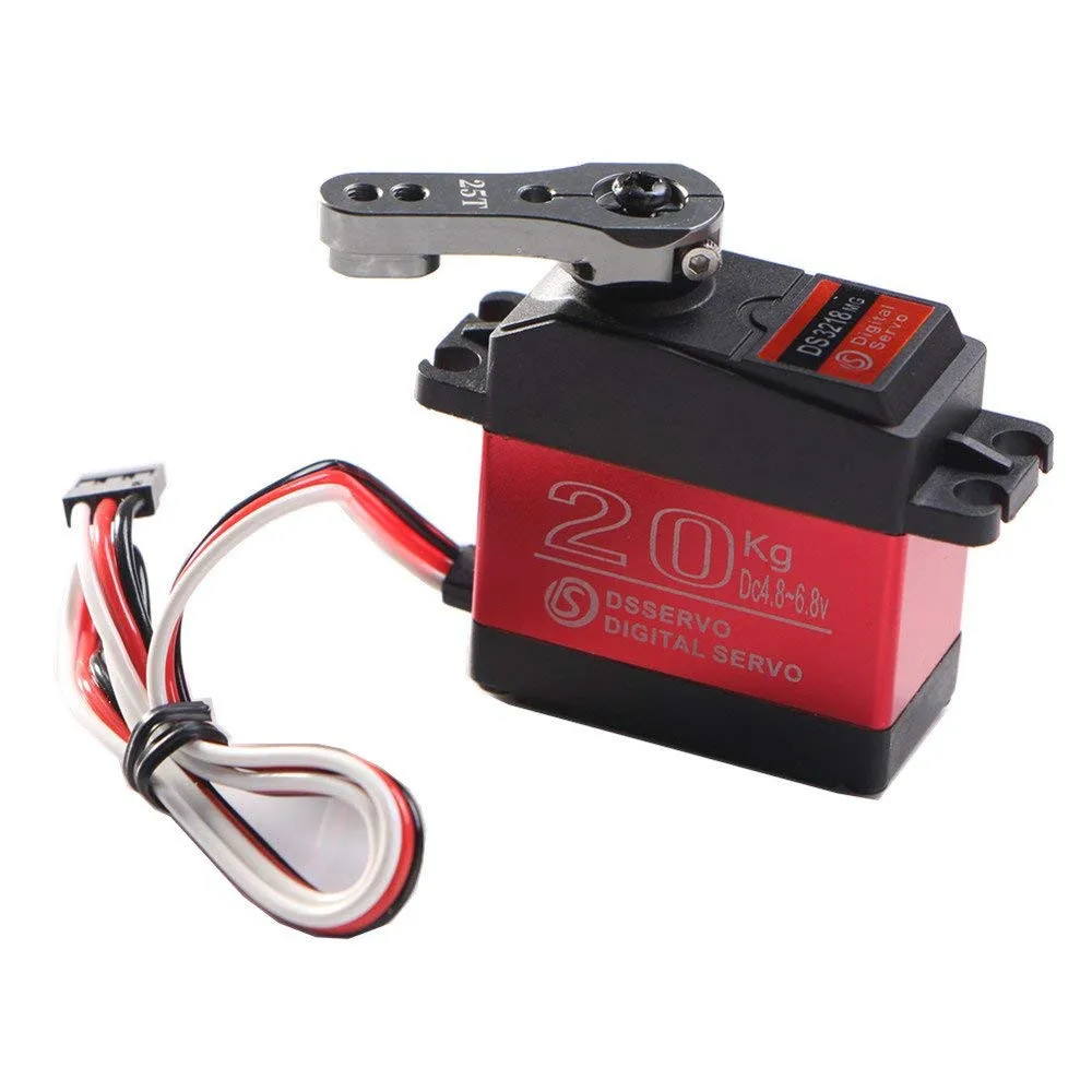 RC Серводвигатель DS3218MG 270 ° 20 кг Цифровой Металлический высокий крутящий момент