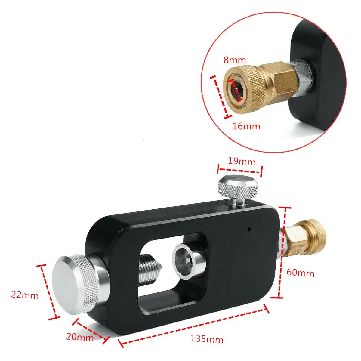 سبائك الألومنيوم معدات غطس البسيطة الغوص أسطوانة أكسجين خزان تنفس محول رئيس جزء