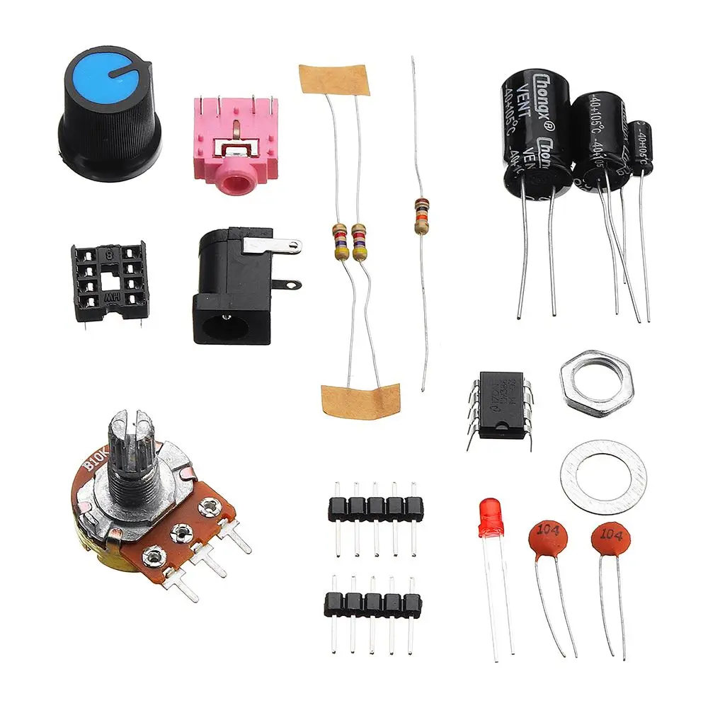 LEORY 1pc Mini LM386 Power Amplifier Board DIY Kit Low