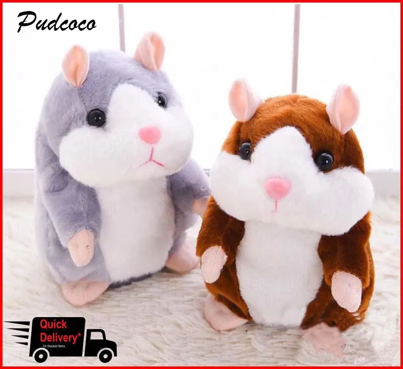 

Cheeky Hamster Talking Pet Soft Toy Cute Sound 2018 Christmas Kid Gift High Quality