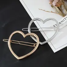 2 цвета, женский модный головной убор, выдалбливают сердце, сплав, заколка для волос, новая мода, для девушек, головной убор, инструменты для укладки волос