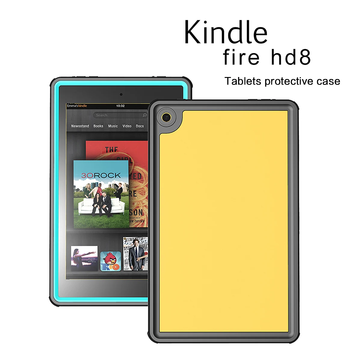 Для Amazon Kindle Fire HD 8 2016 Водонепроницаемый подводный чехол для планшета ударопрочный
