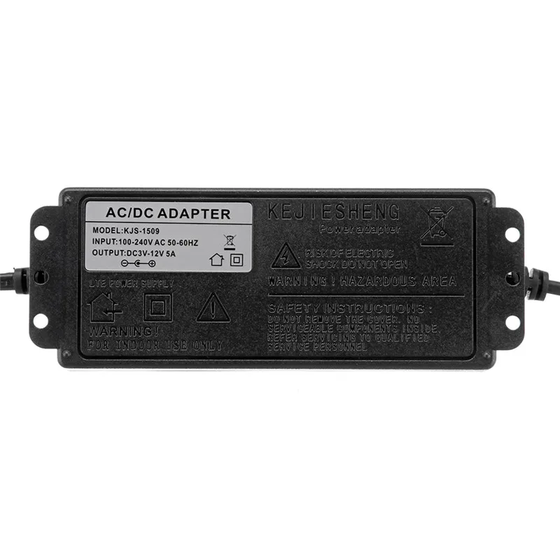 CLAITE KJS 1509 3 12V 5A адаптер питания AC/DC регулируемого напряжения светодиодный дисплей