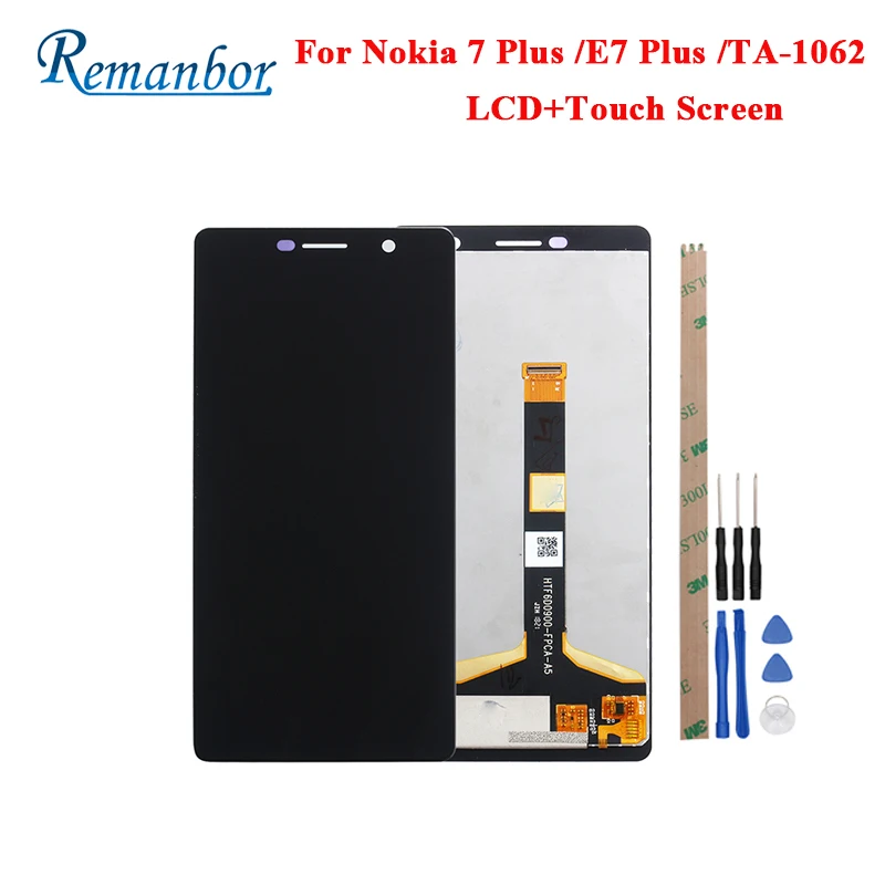 

Remanbor For Nokia 7 Plus LCD Display And Touch Screen Assembly Repair Part For Nokia E7 Plus LCD 7 Plus TA-1062 TA-1046 +Tools
